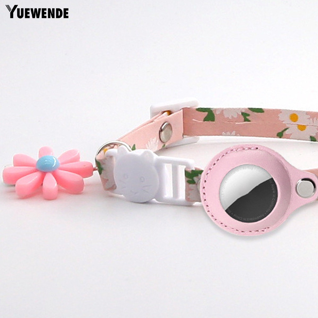 Vòng Cổ Huấn Luyện Chống Lạc In Họa Tiết Hoa Hướng Dương Có Thể Điều Chỉnh Cho Thú Cưng