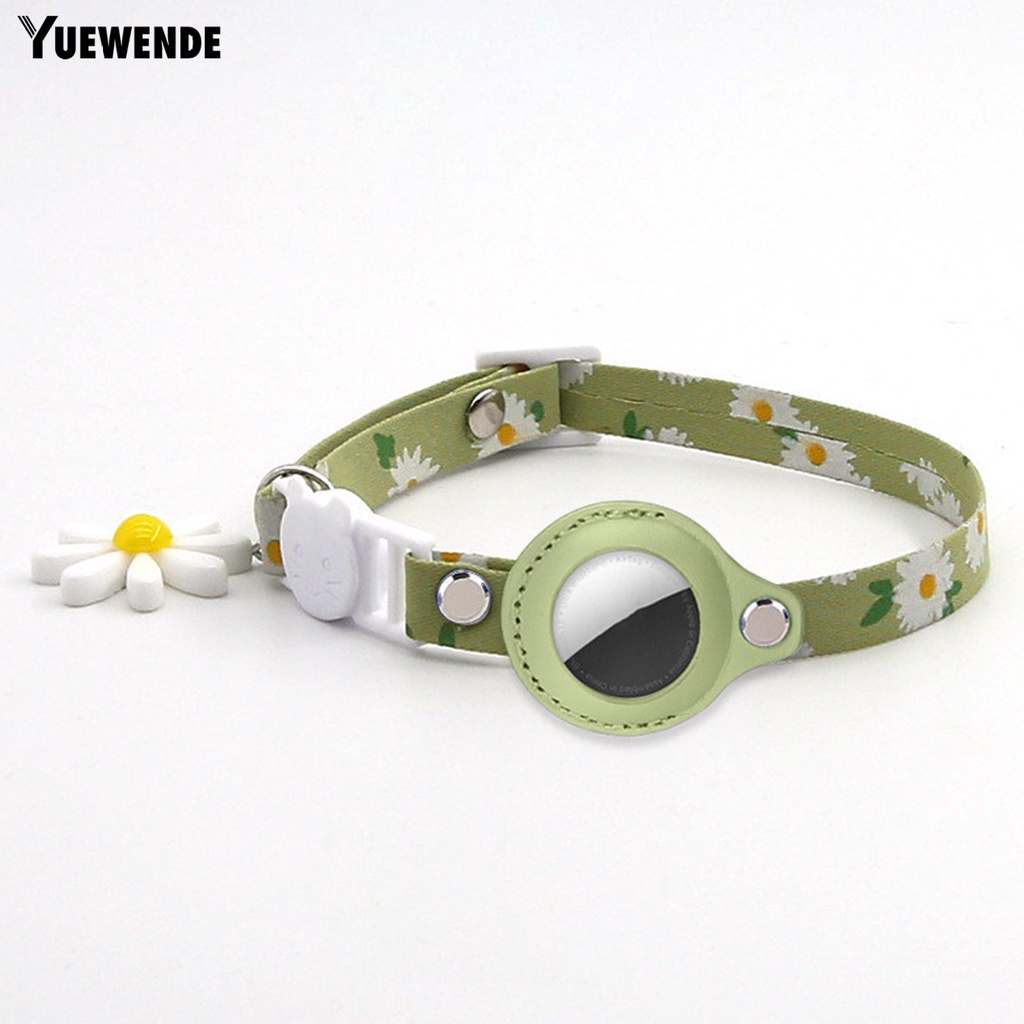 Vòng Cổ Huấn Luyện Chống Lạc In Họa Tiết Hoa Hướng Dương Có Thể Điều Chỉnh Cho Thú Cưng