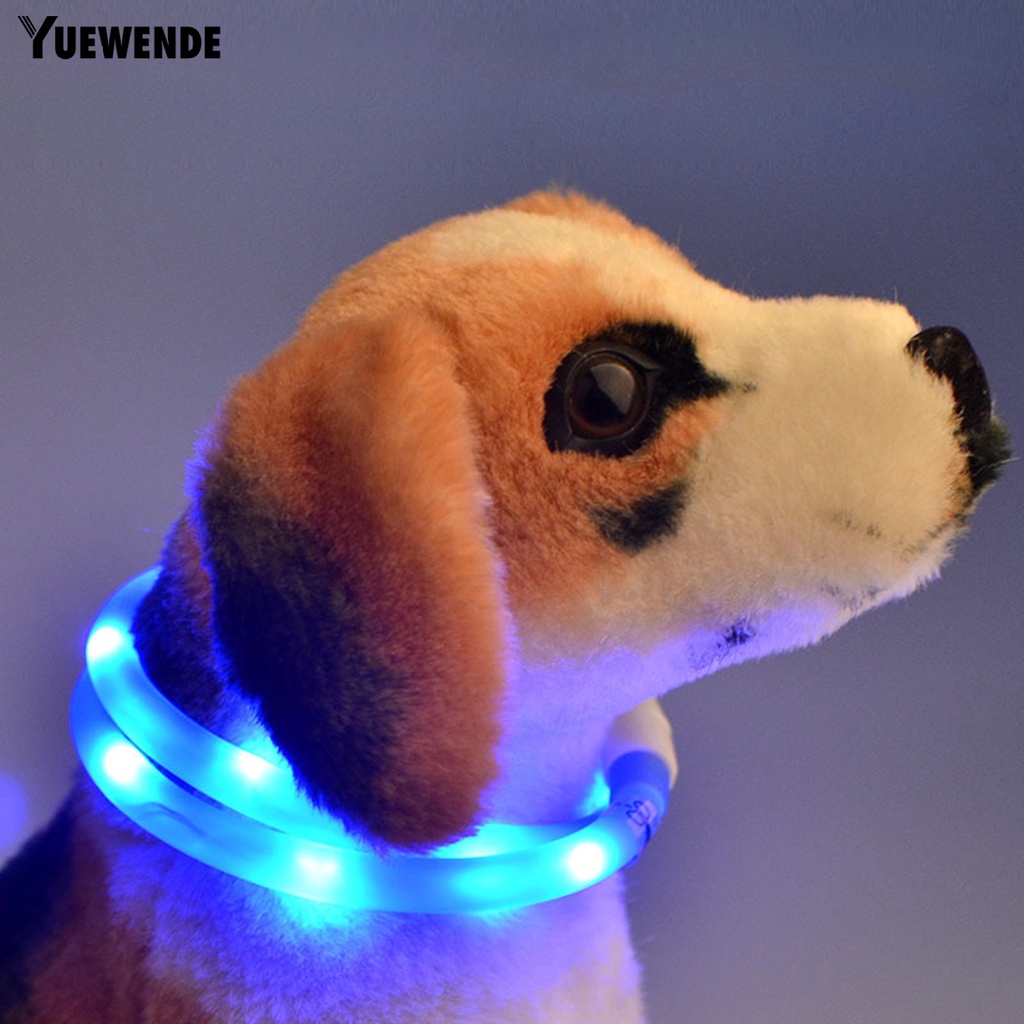 Vòng Cổ Có Đèn Led Có Thể Sạc Lại Bằng Cổng USB Dành Cho Thú Cưng