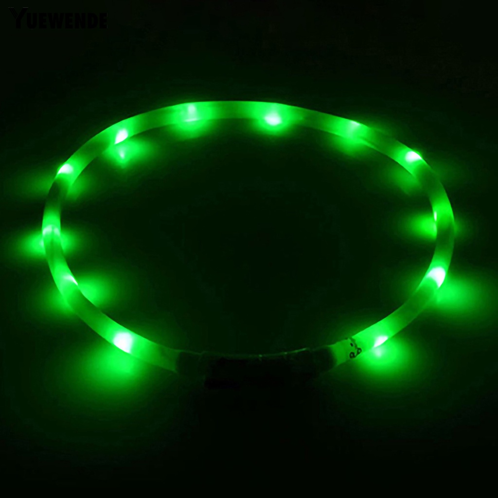 Vòng Cổ Có Đèn Led Có Thể Sạc Lại Bằng Cổng USB Dành Cho Thú Cưng