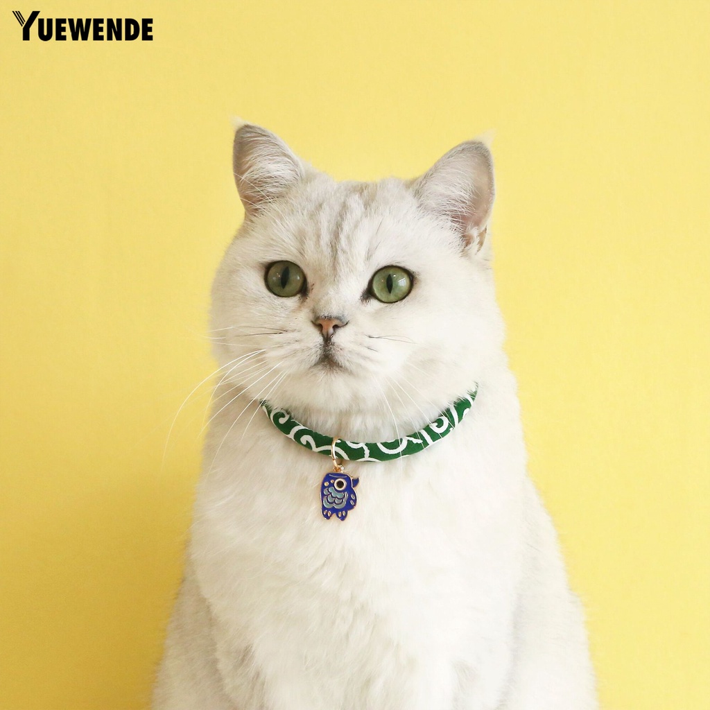 Yr.t Vòng Cổ Mở Rộng Điều Chỉnh Được Chống Cắn Thoáng Khí Chống Gàu Hình Cá Koi Đám Mây Nhật Bản Cho Cún Cưng Mặc Hàng Ngày