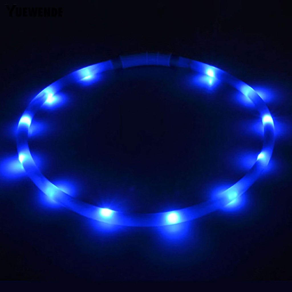Vòng Cổ Có Đèn Led Có Thể Sạc Lại Bằng Cổng USB Dành Cho Thú Cưng