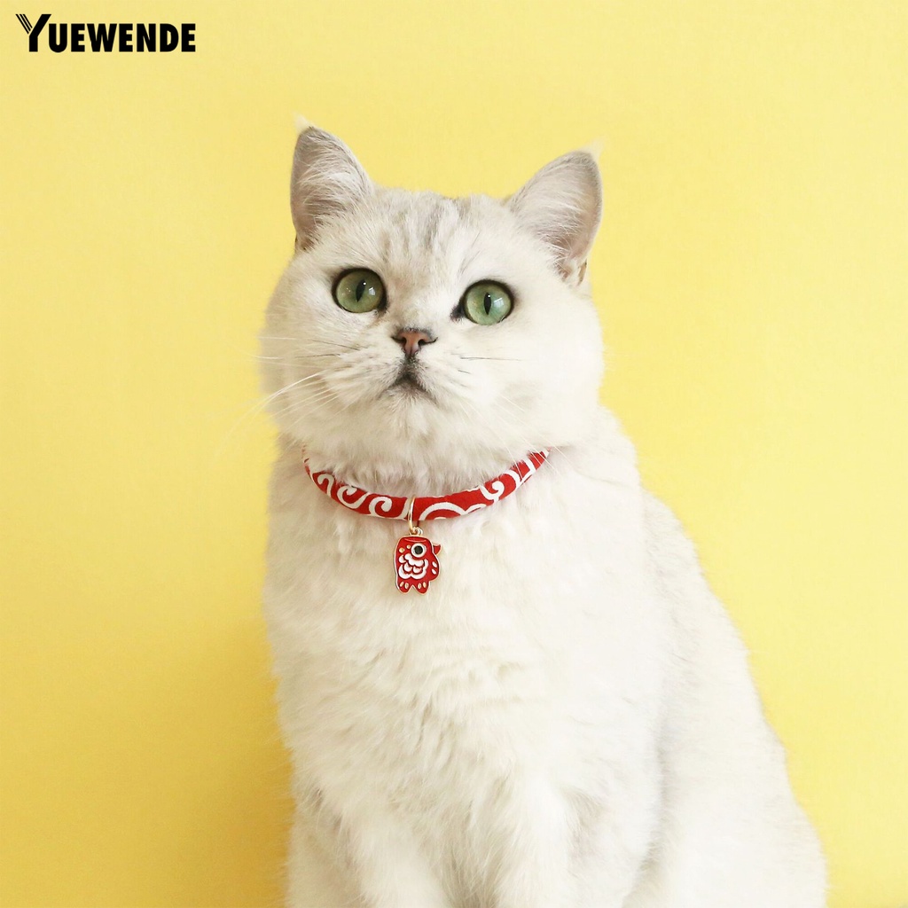 Yr.t Vòng Cổ Mở Rộng Điều Chỉnh Được Chống Cắn Thoáng Khí Chống Gàu Hình Cá Koi Đám Mây Nhật Bản Cho Cún Cưng Mặc Hàng Ngày