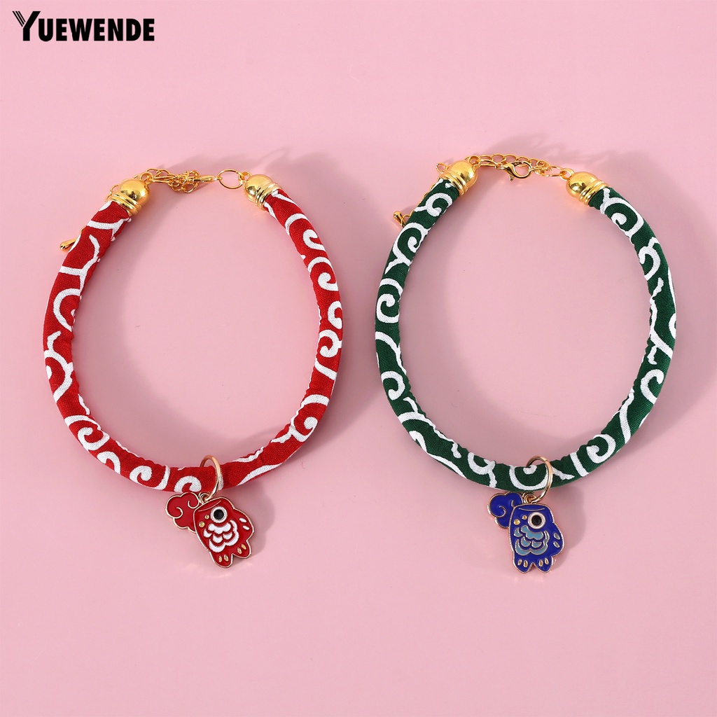 Yr.t Vòng Cổ Mở Rộng Điều Chỉnh Được Chống Cắn Thoáng Khí Chống Gàu Hình Cá Koi Đám Mây Nhật Bản Cho Cún Cưng Mặc Hàng Ngày