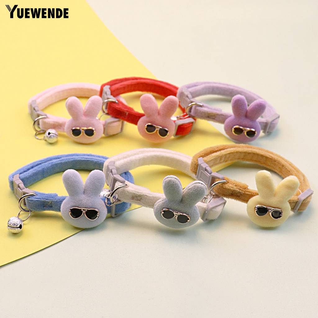 Vòng Cổ YR.T Hình Thỏ Hoạt Hình Có Thể Điều Chỉnh Cho Thú Cưng