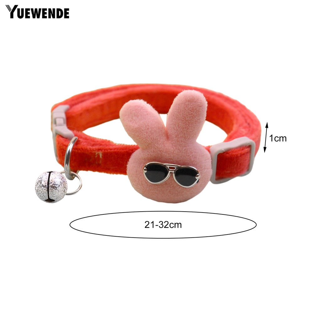 Vòng Cổ YR.T Hình Thỏ Hoạt Hình Có Thể Điều Chỉnh Cho Thú Cưng