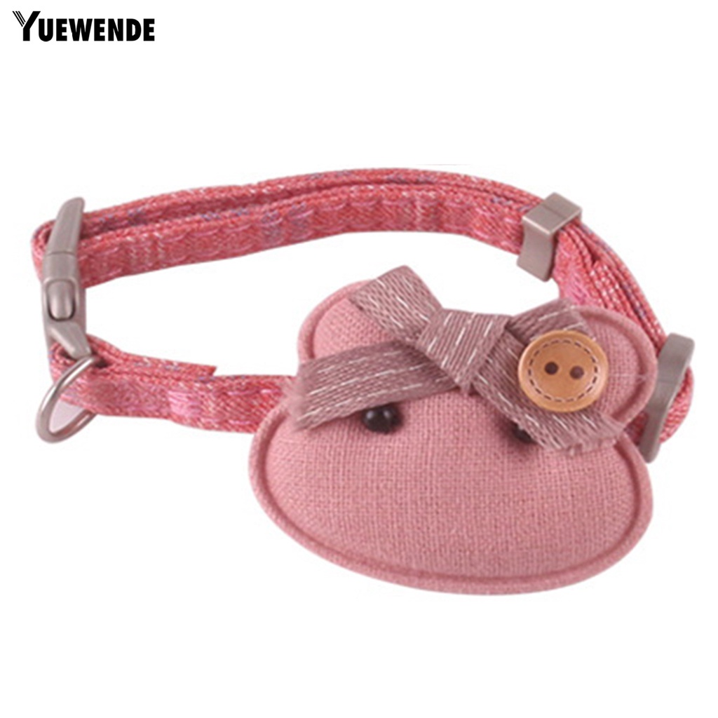 Vòng Cổ YR.T Mềm Mại Hình Gấu Có Thể Điều Chỉnh Thoải Mái Cho Thú Cưng