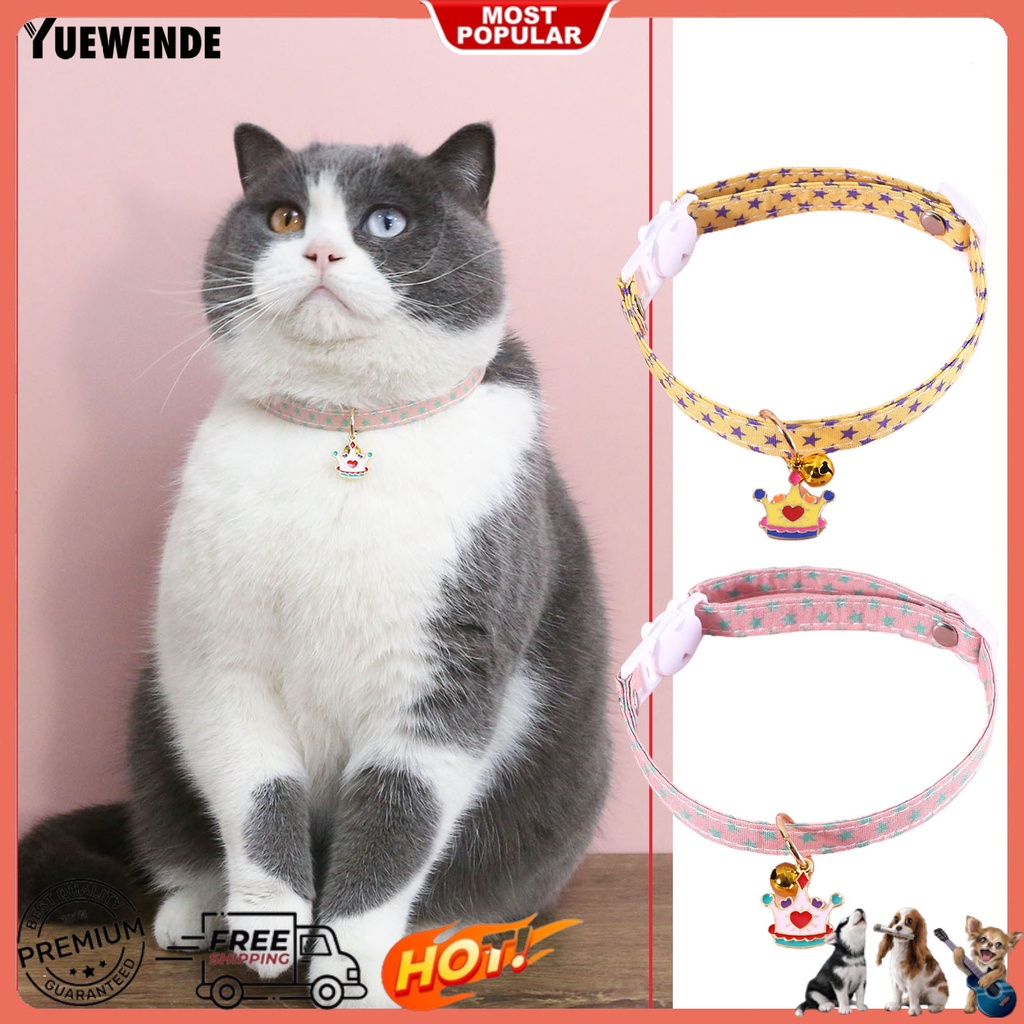 Vòng Cổ YR.T Mềm Mại Thoải Mái Họa Tiết Ngôi Sao Hoạt Hình Cho Thú Cưng