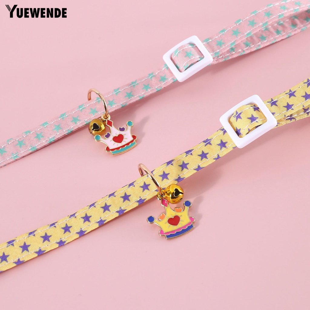 Vòng Cổ YR.T Mềm Mại Thoải Mái Họa Tiết Ngôi Sao Hoạt Hình Cho Thú Cưng