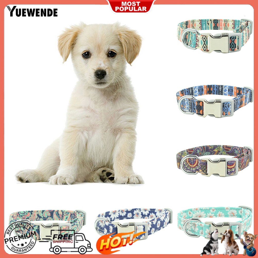 Vòng Cổ MềM MạI HọA TiếT Hoa Cho Thú Cưng