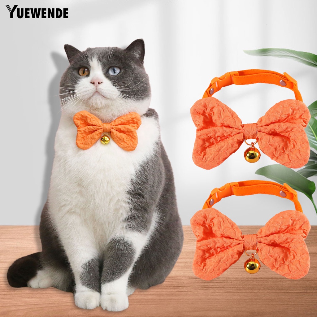 Vòng Cổ Bắt Nơ Mềm Mại Thoải Mái Dành Cho Thú Cưng