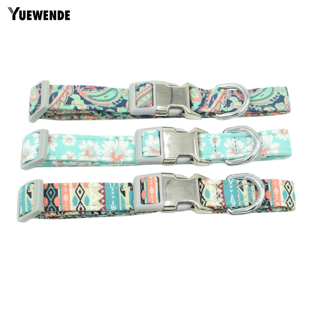 Vòng Cổ MềM MạI HọA TiếT Hoa Cho Thú Cưng