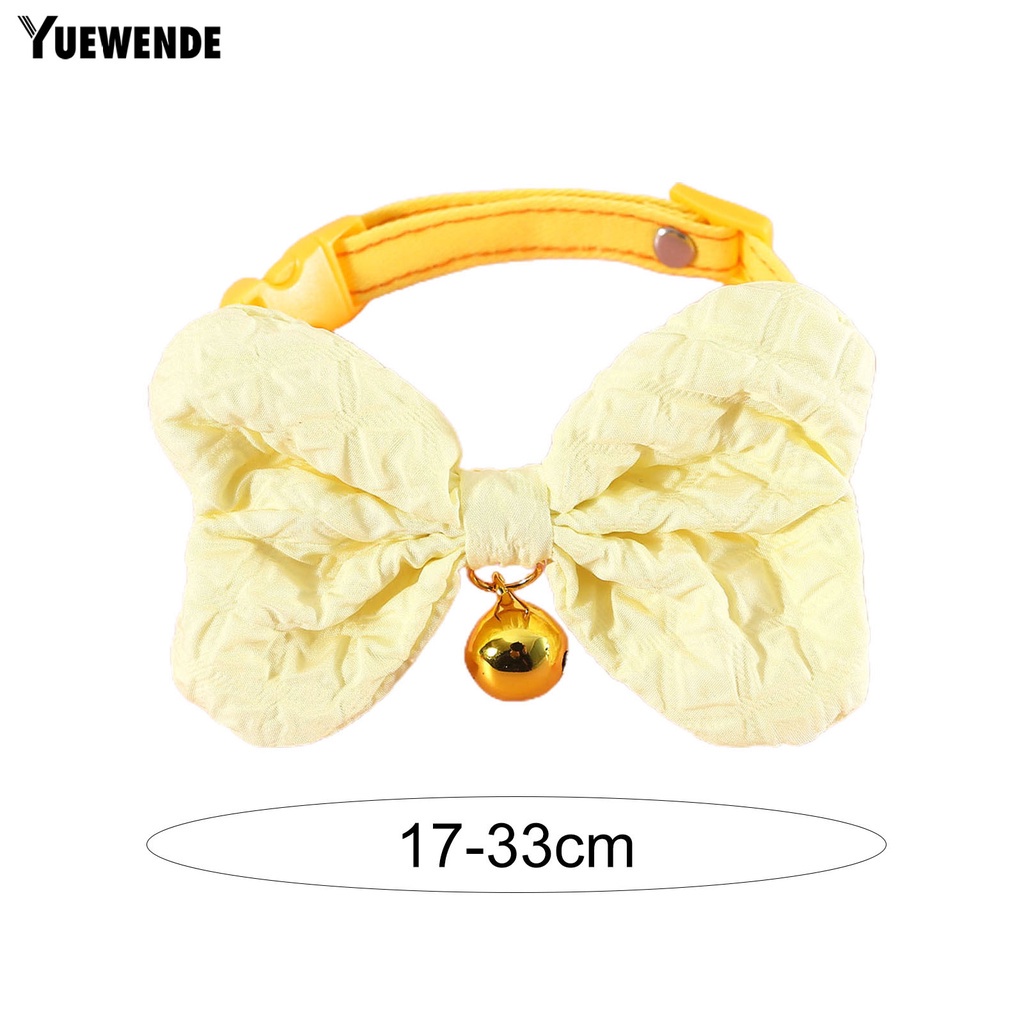 Vòng Cổ Bắt Nơ Mềm Mại Thoải Mái Dành Cho Thú Cưng