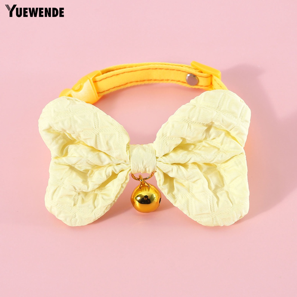 Vòng Cổ Bắt Nơ Mềm Mại Thoải Mái Dành Cho Thú Cưng