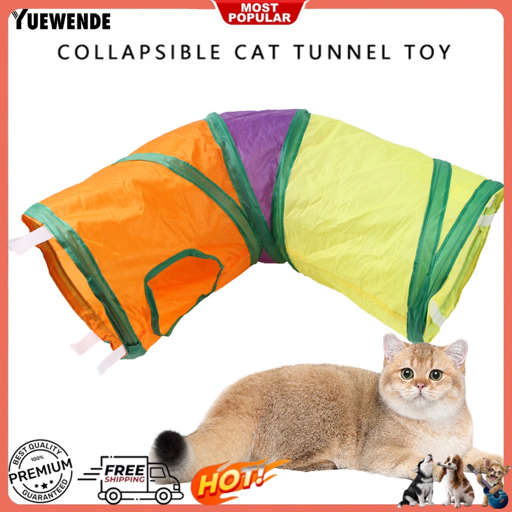 Yr.t Túi Ngủ Kênh Lớn Nhiều Màu Sắc Cầu Vồng Chống Trầy Xước Dễ Dàng Lưu Trữ Có Thể Gập Lại Cho Thú Cưng