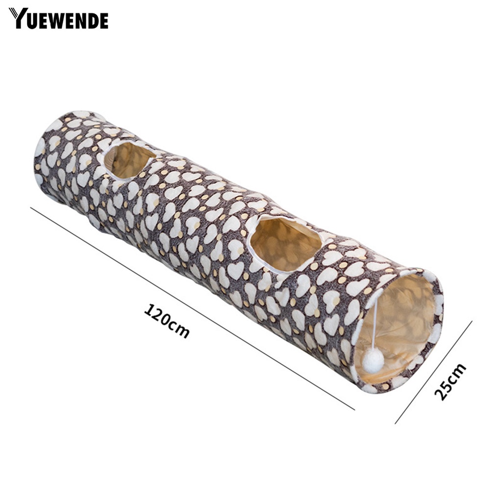 Đường Hầm Mềm Mại In Họa Tiết Trăng Sao Dạ Quang Có Bóng Lông Cho Mèo Cưng