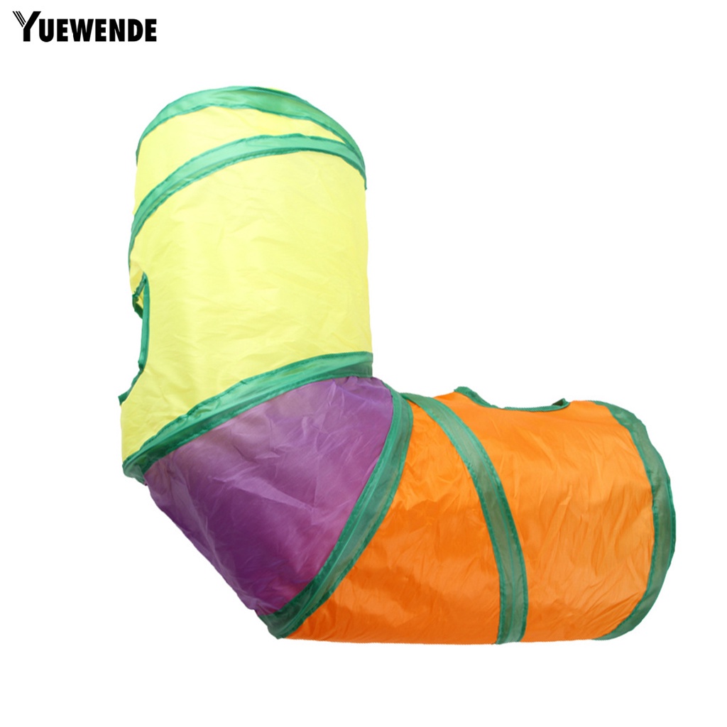 Yr.t Túi Ngủ Kênh Lớn Nhiều Màu Sắc Cầu Vồng Chống Trầy Xước Dễ Dàng Lưu Trữ Có Thể Gập Lại Cho Thú Cưng