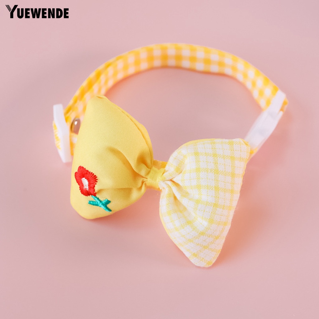 Vòng Cổ Thêu Hoa YR.T Có Thể Điều Chỉnh Cho Thú Cưng