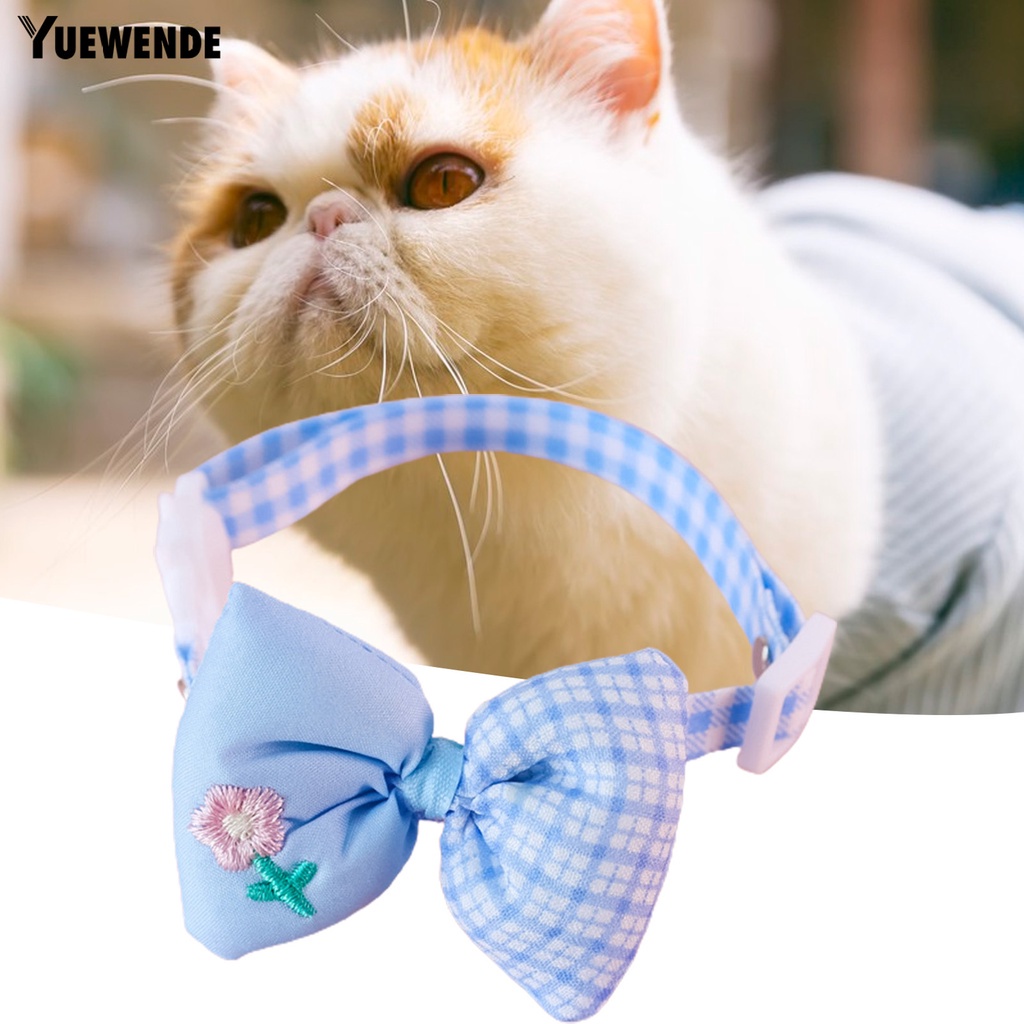 Vòng Cổ Thêu Hoa YR.T Có Thể Điều Chỉnh Cho Thú Cưng