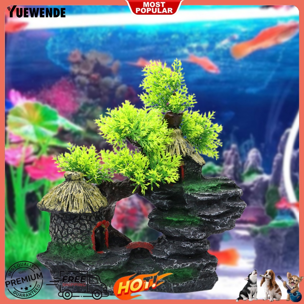 Hòn Non Bộ Đá Nhân Tạo Dùng Trang Trí Bể Cá