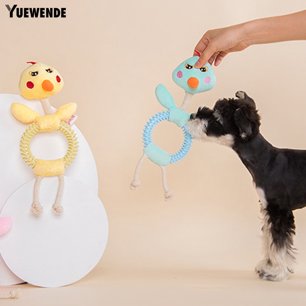 Đồ Chơi Nhồi Bông Hình Gà Con Chống Cắn Siêu Bền Độc Đáo Cho Thú Cưng