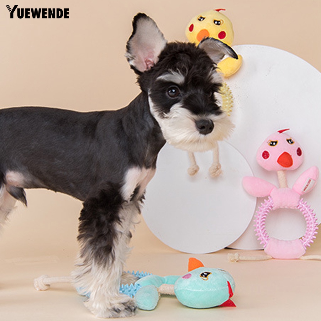 Đồ Chơi Nhồi Bông Hình Gà Con Chống Cắn Siêu Bền Độc Đáo Cho Thú Cưng