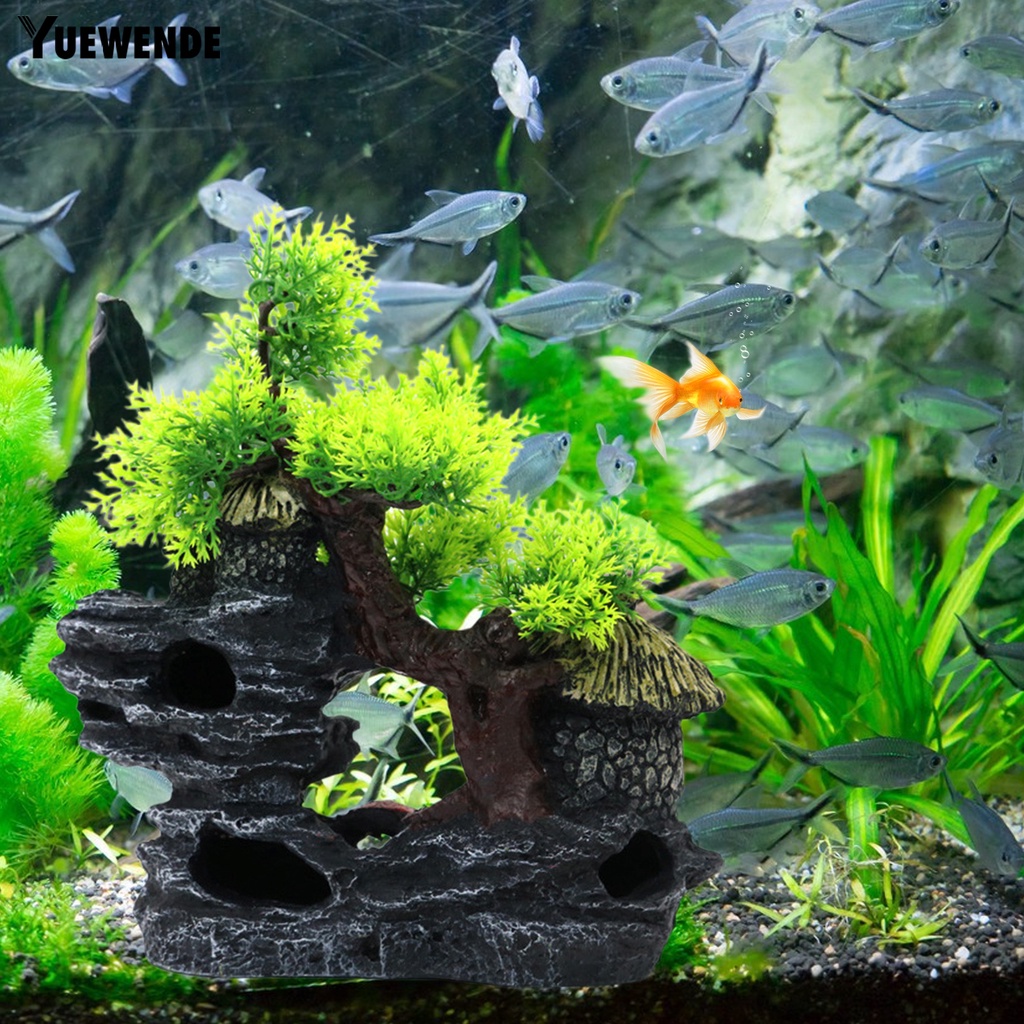 Hòn Non Bộ Đá Nhân Tạo Dùng Trang Trí Bể Cá