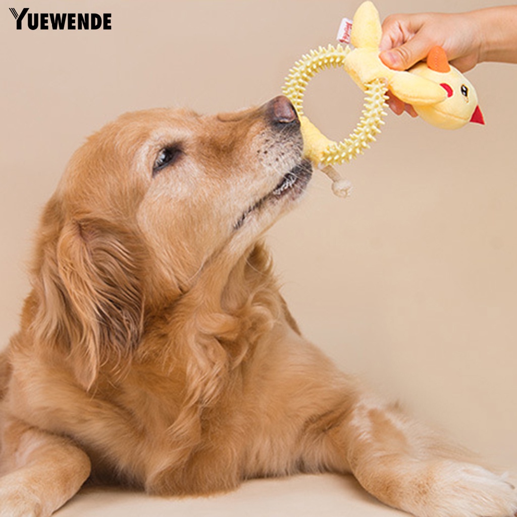 Đồ Chơi Nhồi Bông Hình Gà Con Chống Cắn Siêu Bền Độc Đáo Cho Thú Cưng