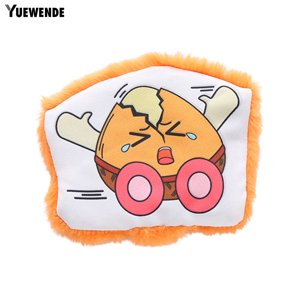 Đồ Chơi Nhồi Bông Mềm Mại Chống Cắn in Họa Tiết Quả Trứng Hoạt Hình Dành Cho Mèo Cưng