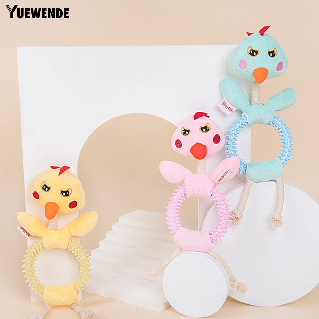 Đồ Chơi Nhồi Bông Hình Gà Con Chống Cắn Siêu Bền Độc Đáo Cho Thú Cưng