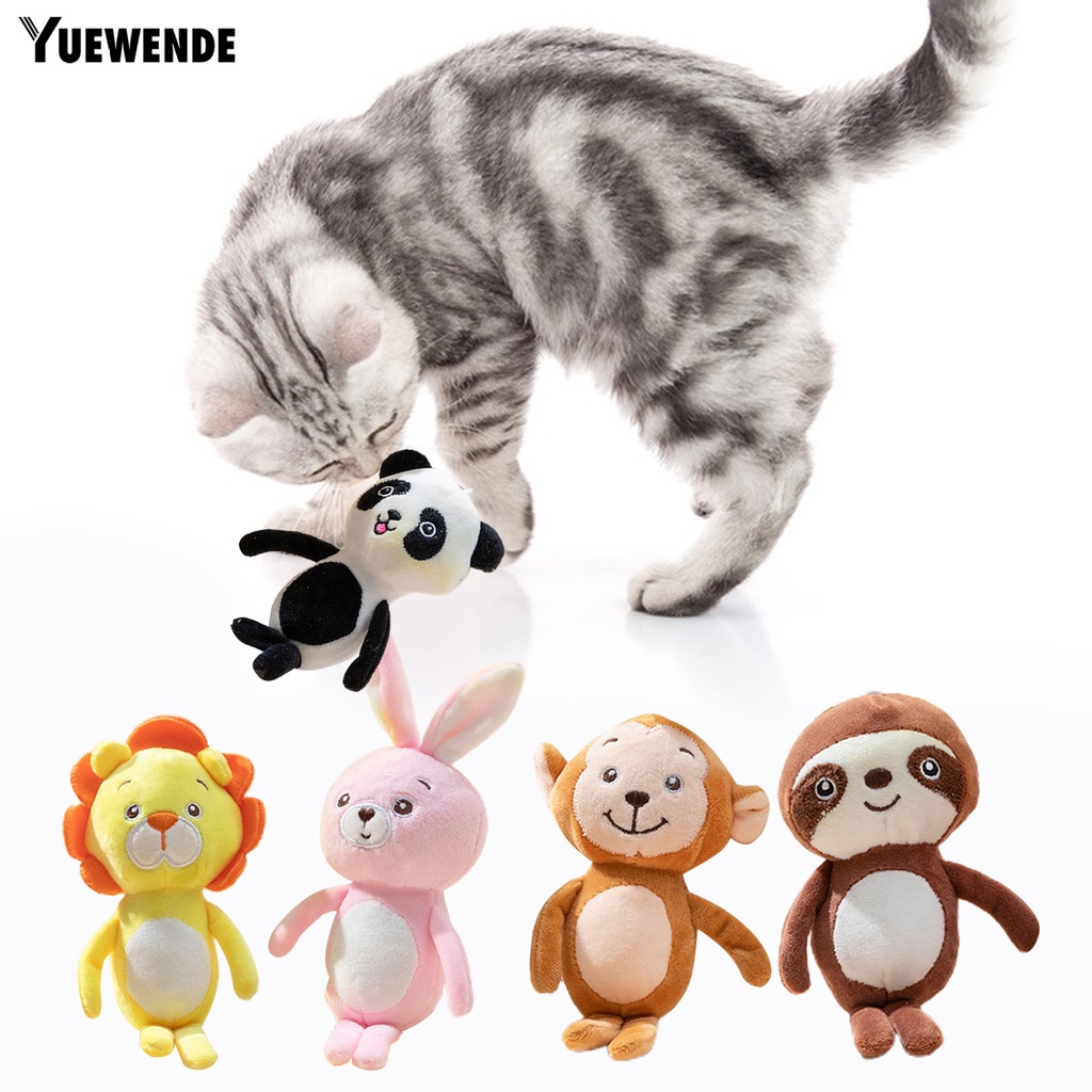Đồ chơi nhồi bông Hình Động Vật Mềm Mại Dành Cho Mèo Cưng