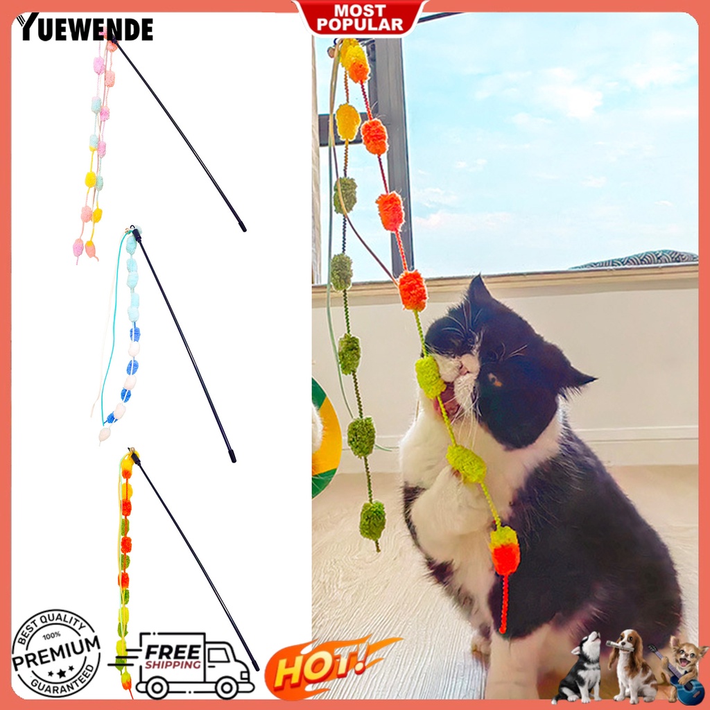 Thanh Gắn Chuông Nhiều Màu 51cm Chống Cắn Chống Ăn Mòn Tiện Dụng Cho Mèo Cưng