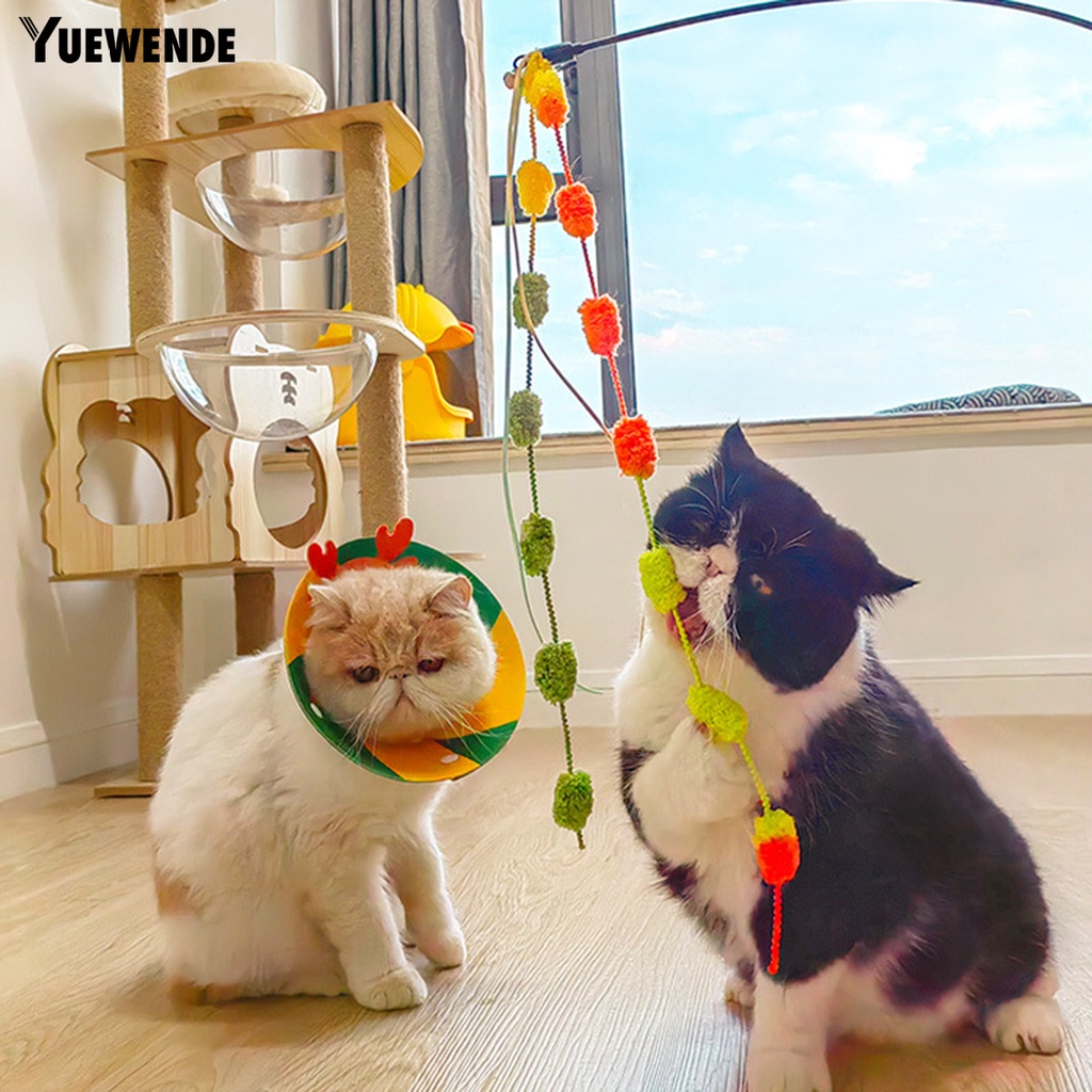 Thanh Gắn Chuông Nhiều Màu 51cm Chống Cắn Chống Ăn Mòn Tiện Dụng Cho Mèo Cưng