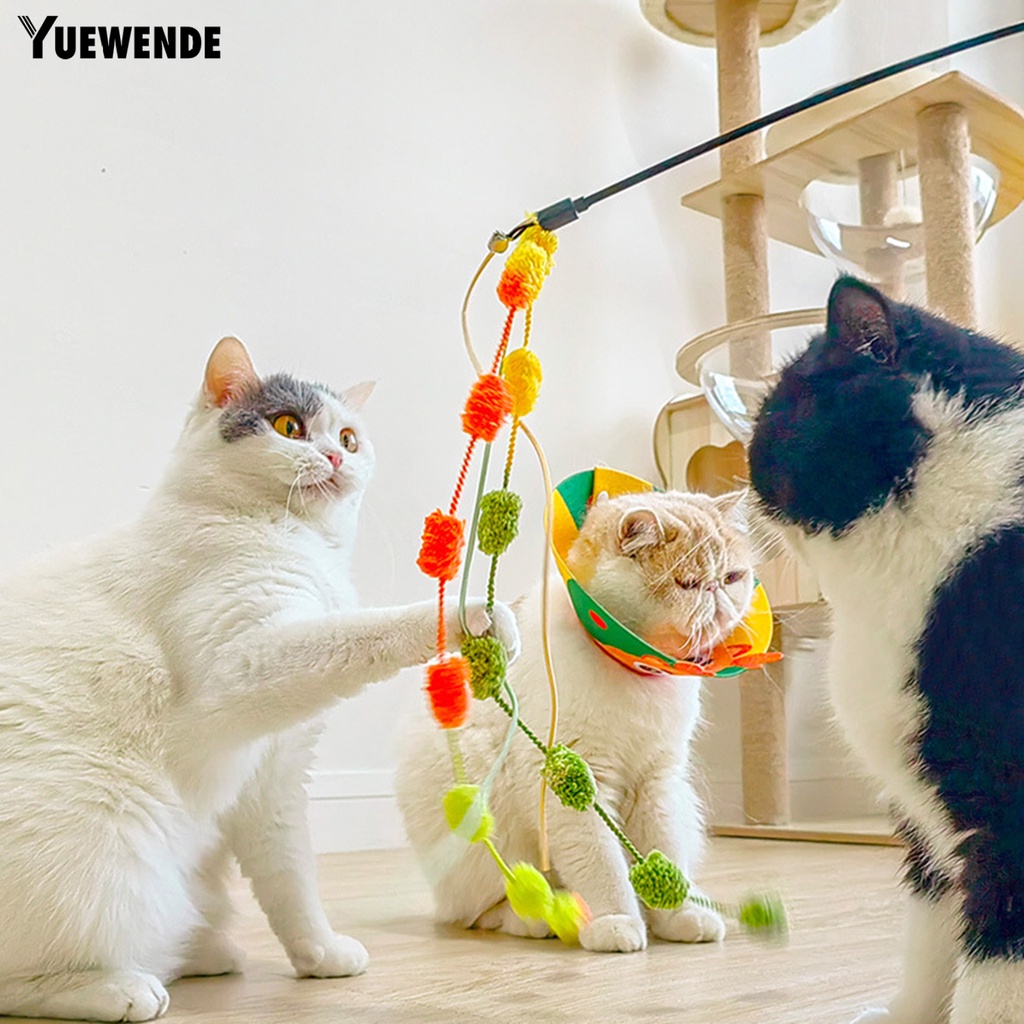 Thanh Gắn Chuông Nhiều Màu 51cm Chống Cắn Chống Ăn Mòn Tiện Dụng Cho Mèo Cưng