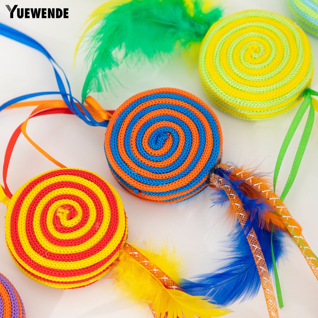 Cây Kẹo Que Nổi Nhiều Màu Sắc Chống Cắn Vui Nhộn Cho Mèo Cưng