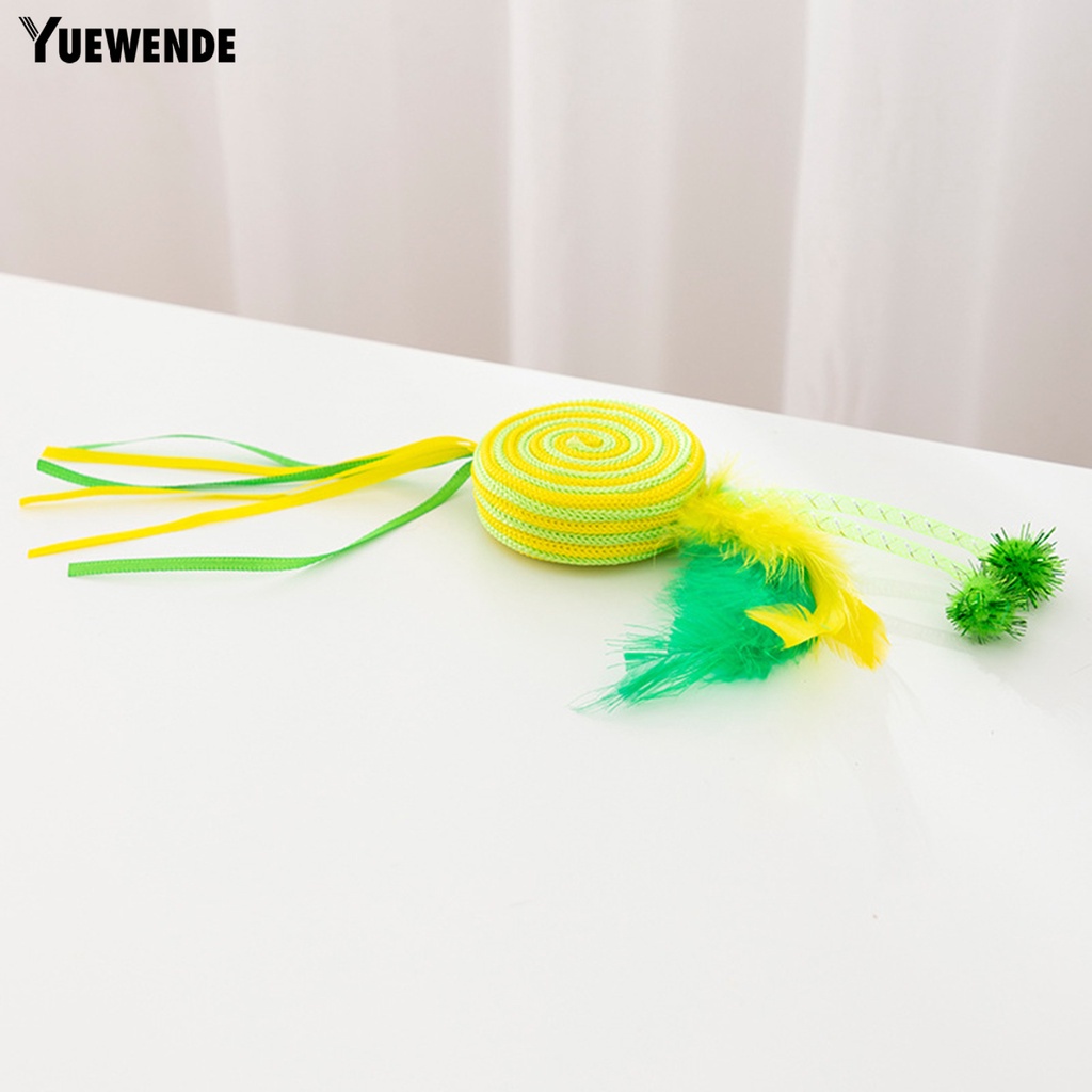 Cây Kẹo Que Nổi Nhiều Màu Sắc Chống Cắn Vui Nhộn Cho Mèo Cưng