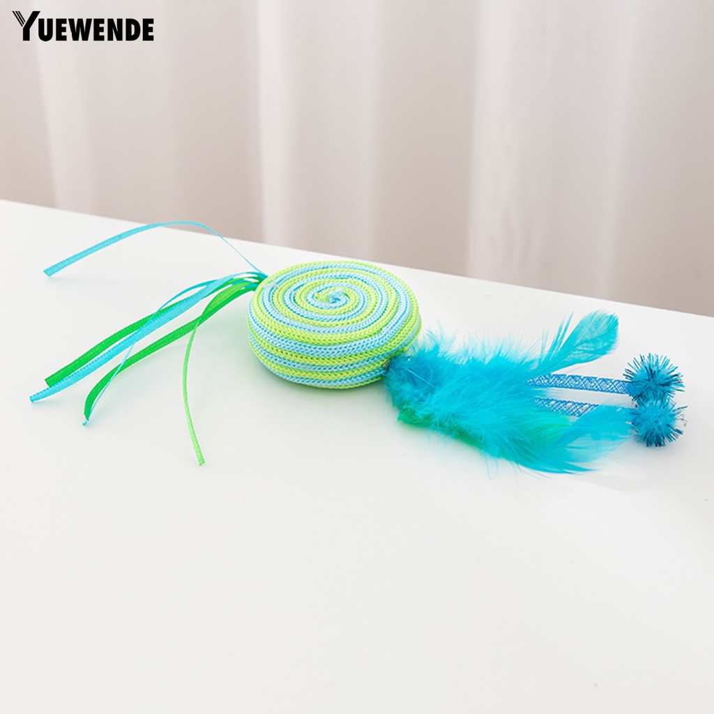 Cây Kẹo Que Nổi Nhiều Màu Sắc Chống Cắn Vui Nhộn Cho Mèo Cưng