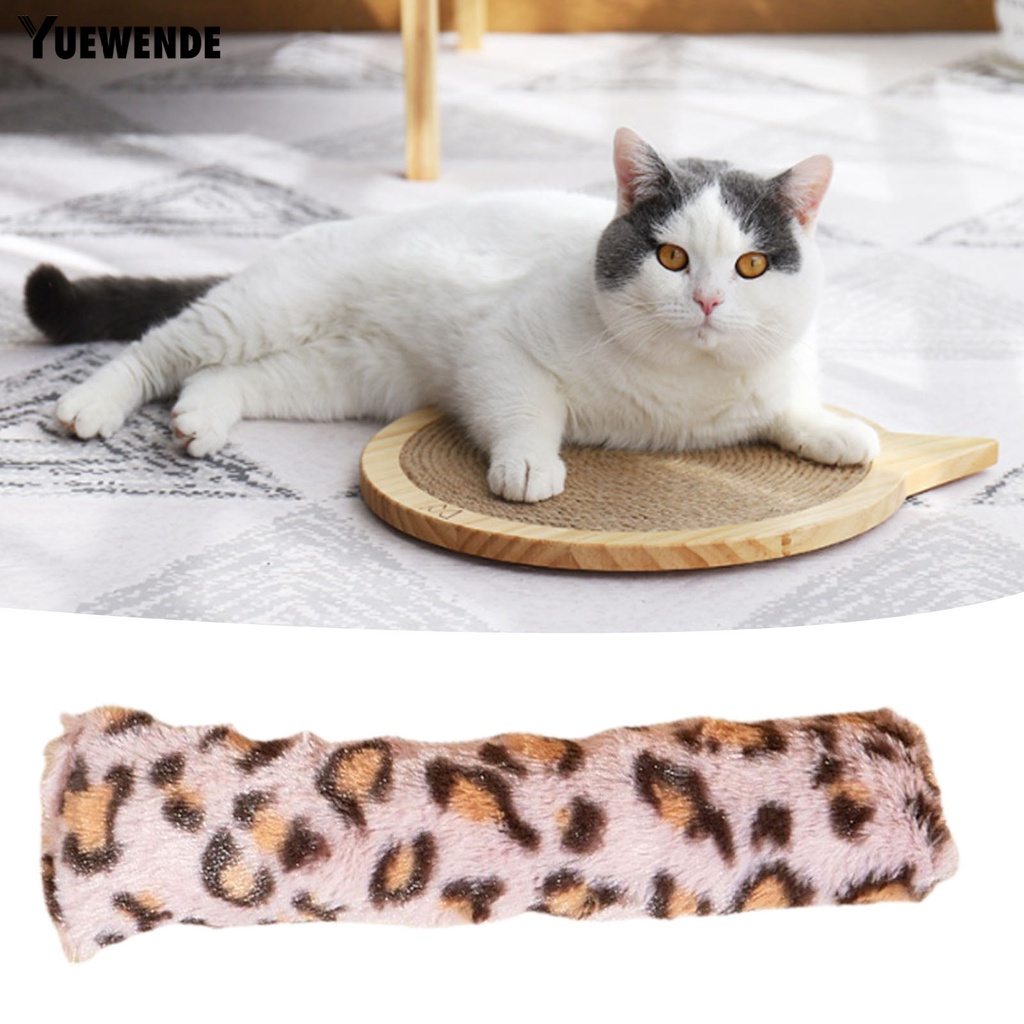 Đồ Chơi Nhồi Bông Mềm Mại Chống Cắn in Họa Tiết Da Báo Cho Mèo Cưng YR.T Cozy