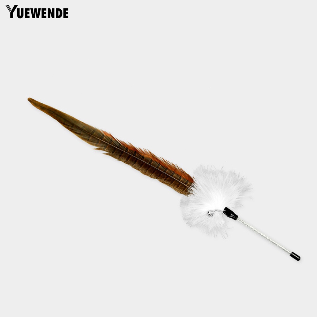 Gậy Trêu Mèo Đính Lông Vũ Tự Nhiên Quyến Rũ