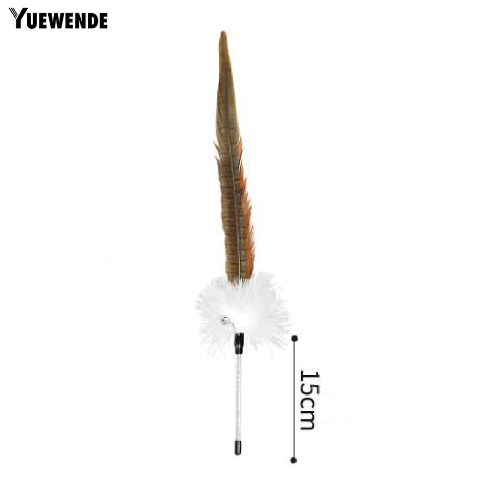 Gậy Trêu Mèo Đính Lông Vũ Tự Nhiên Quyến Rũ