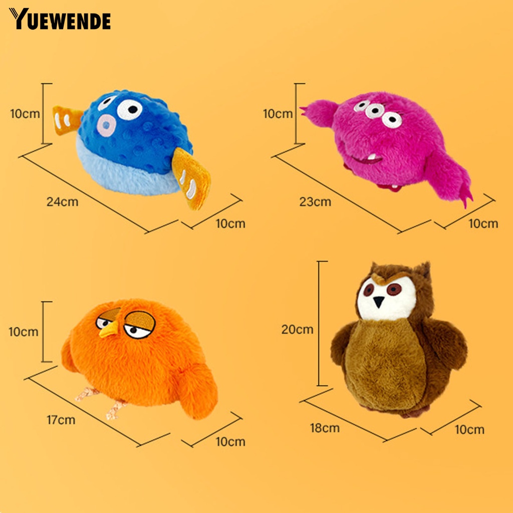 Yr.t Thú Nhồi Bông Hoạt Hình Mềm Mại Chăm Sóc Răng Có Thể Sạc Lại Tự Động Cho Thú Cưng