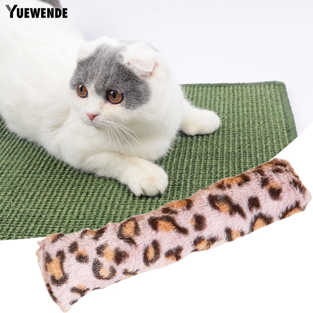 Đồ Chơi Nhồi Bông Mềm Mại Chống Cắn in Họa Tiết Da Báo Cho Mèo Cưng YR.T Cozy