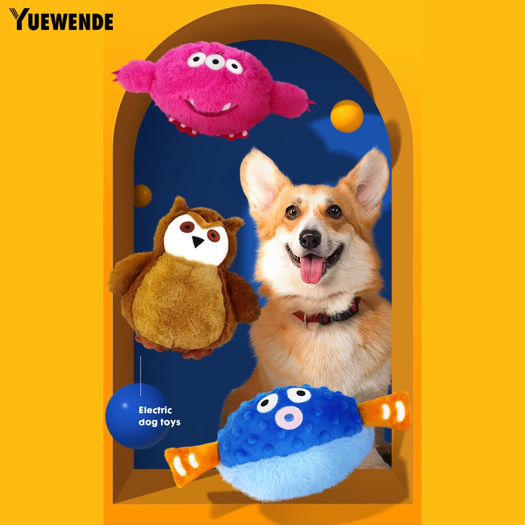 Yr.t Thú Nhồi Bông Hoạt Hình Mềm Mại Chăm Sóc Răng Có Thể Sạc Lại Tự Động Cho Thú Cưng