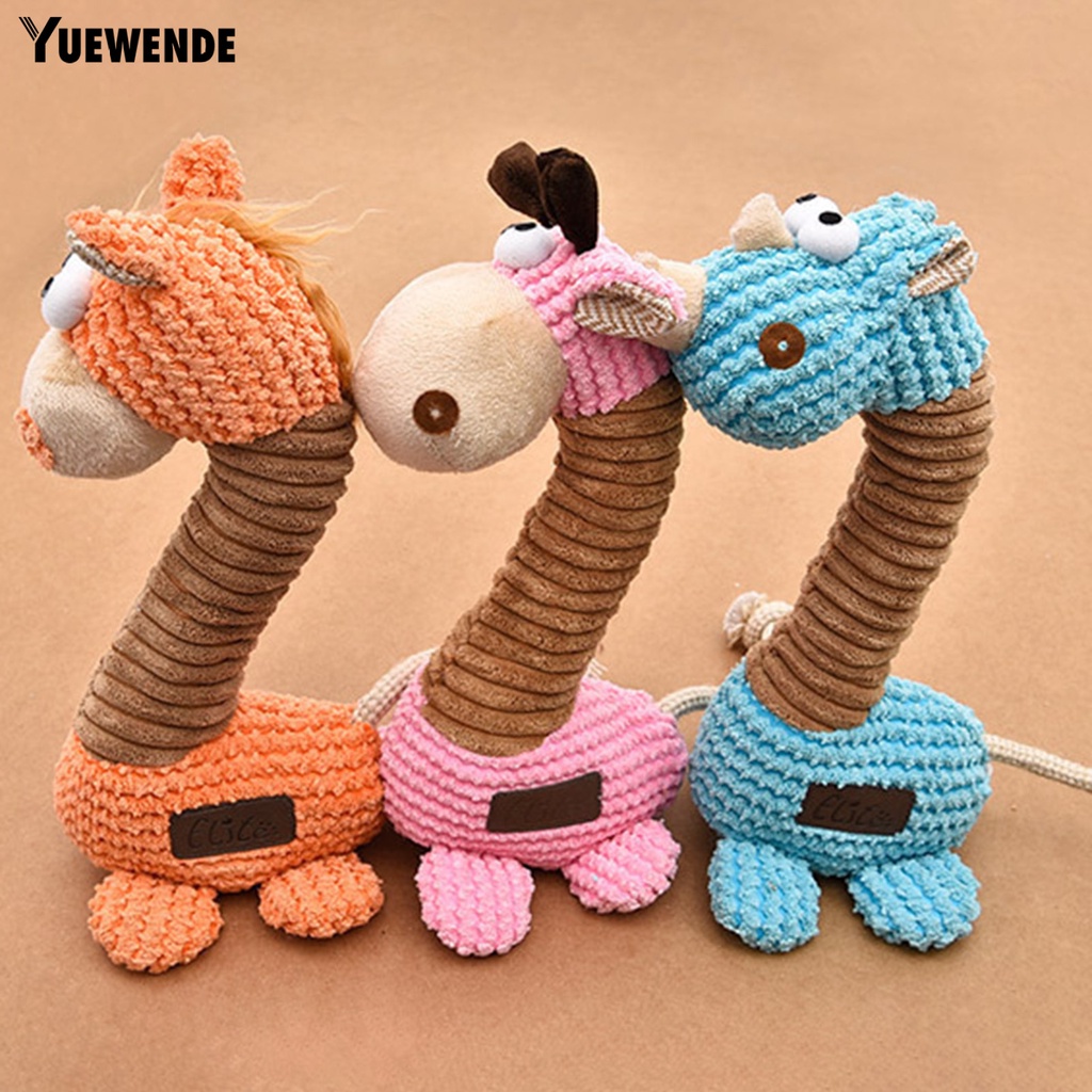 Đồ Chơi Hươu Cao Cổ Nhồi Bông Mềm Mại Chống Cắn Cho Thú Cưng