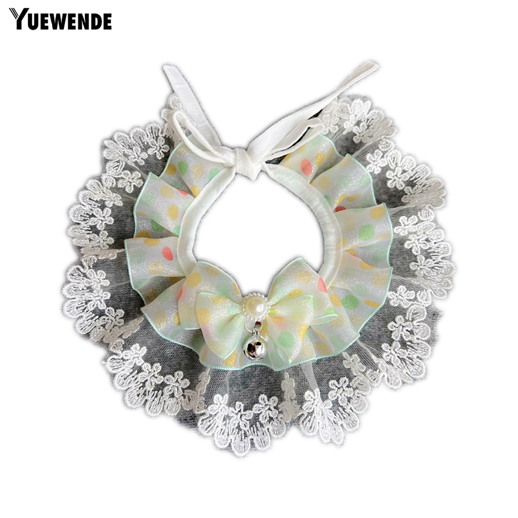 1 Bộ Khăn Yếm Đính Ngọc Trai Giả Mềm Mại Dành Cho Thú Cưng