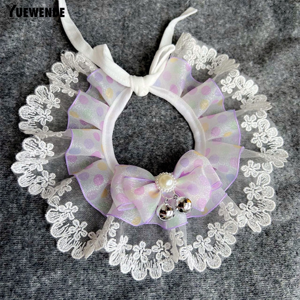 1 Bộ Khăn Yếm Đính Ngọc Trai Giả Mềm Mại Dành Cho Thú Cưng