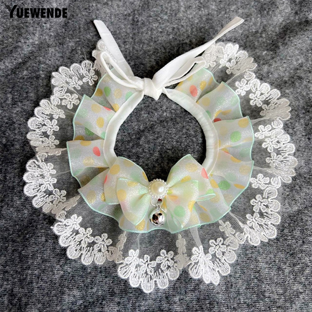 1 Bộ Khăn Yếm Đính Ngọc Trai Giả Mềm Mại Dành Cho Thú Cưng