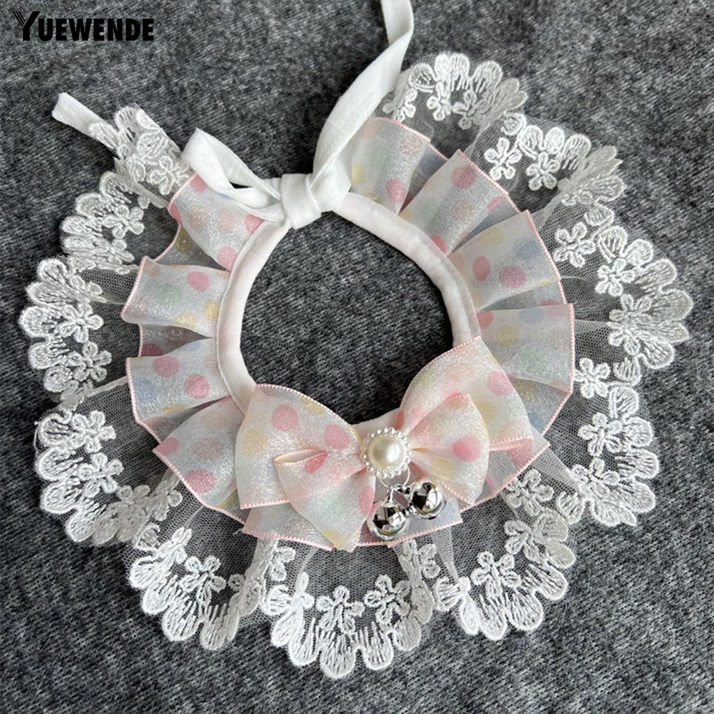 1 Bộ Khăn Yếm Đính Ngọc Trai Giả Mềm Mại Dành Cho Thú Cưng