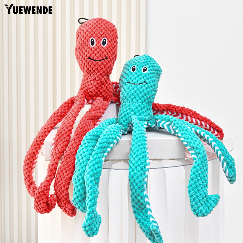 Đồ Chơi Hình Bạch Tuộc Hoạt Hình Mềm Mại Chống Cắn Cho Thú Cưng