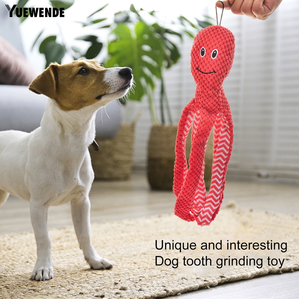 Đồ Chơi Hình Bạch Tuộc Hoạt Hình Mềm Mại Chống Cắn Cho Thú Cưng